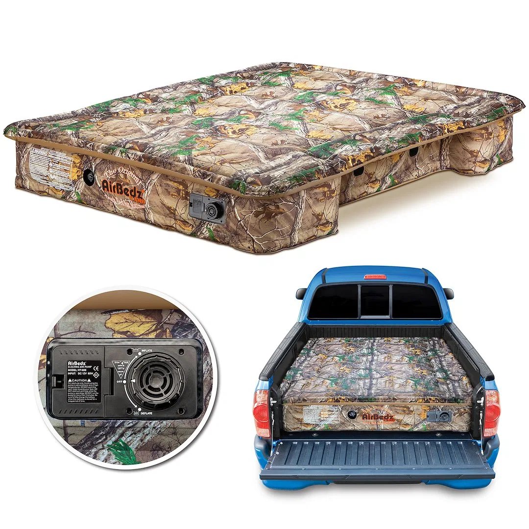 PPI-402 – AIRBEDZ Truck Bed Air Mattress, Full Size 76 Inch Length X 63-1/2 Inch Width X 12 Inch Height Inflated Buil...